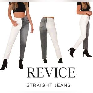 Straight jeans REVICE Black size 28 US in Denim